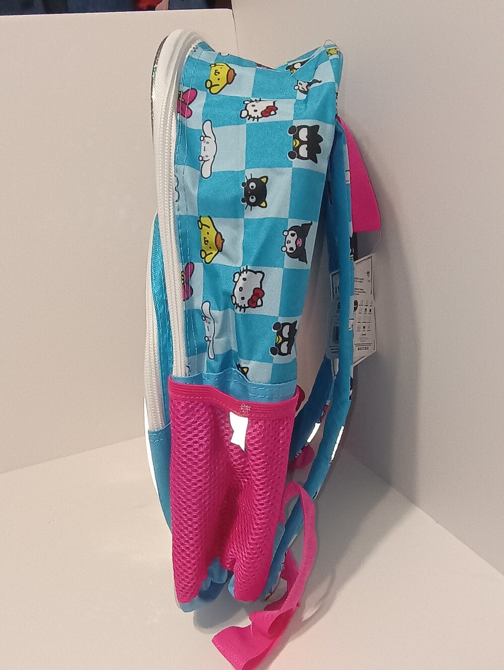 Hello Kitty & Friends Sequin Backpack NWT Sparkle Glitter School Bag Blue Pink - Picture 4 of 9